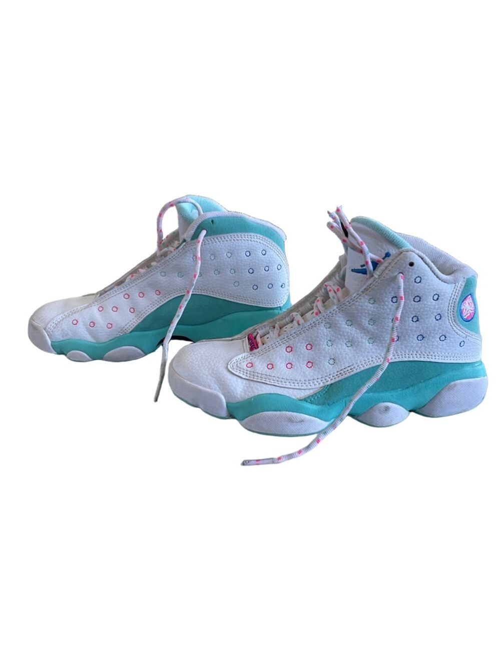 Air Jordan 13 Retro Aurora Green Teal DS GS 43 Size 5.5Y - Picture 3 of 7